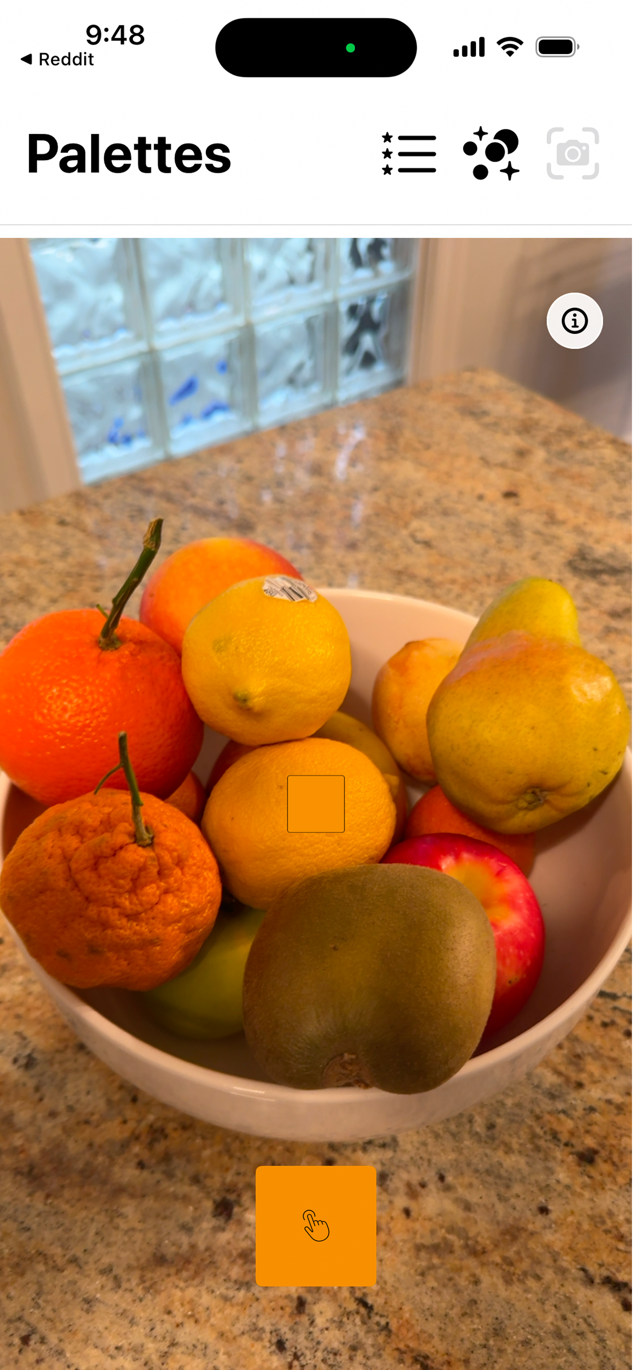 Visual Color Picker Interface